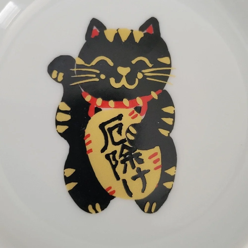 Mino ware Japanese Ceramic Sauce Plates (5) 3.5